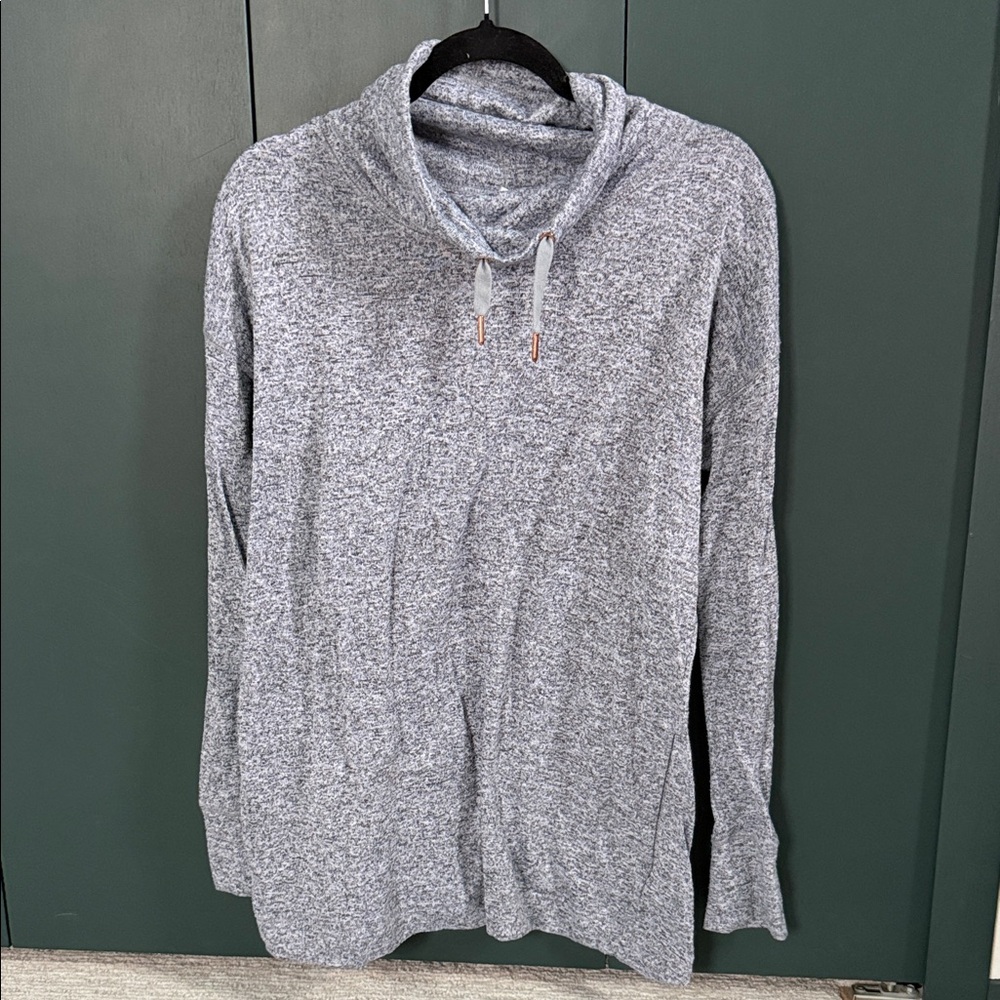 Old Navy Gray Cowl Neck Sweater